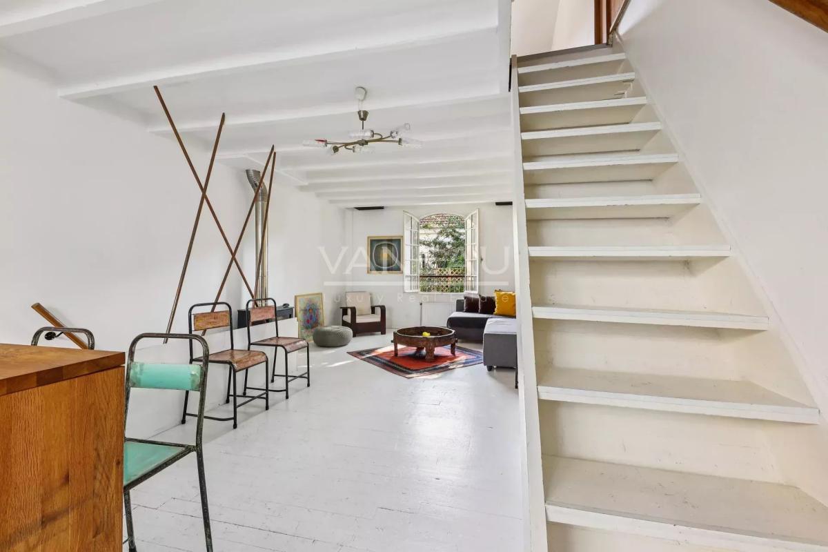 Paris 13e - Maison de ville familiale au calme absolu