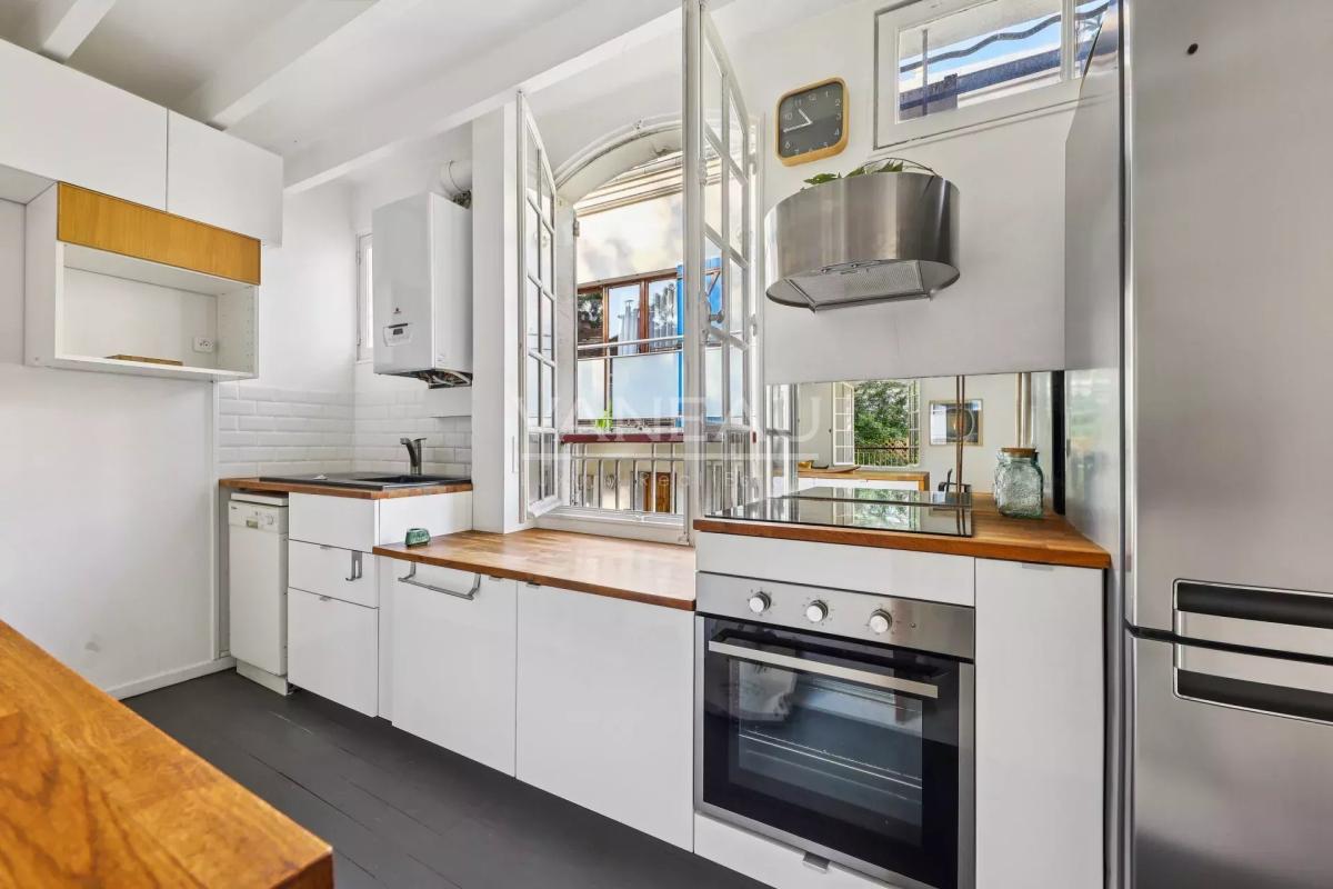 Paris 13e - Maison de ville familiale au calme absolu