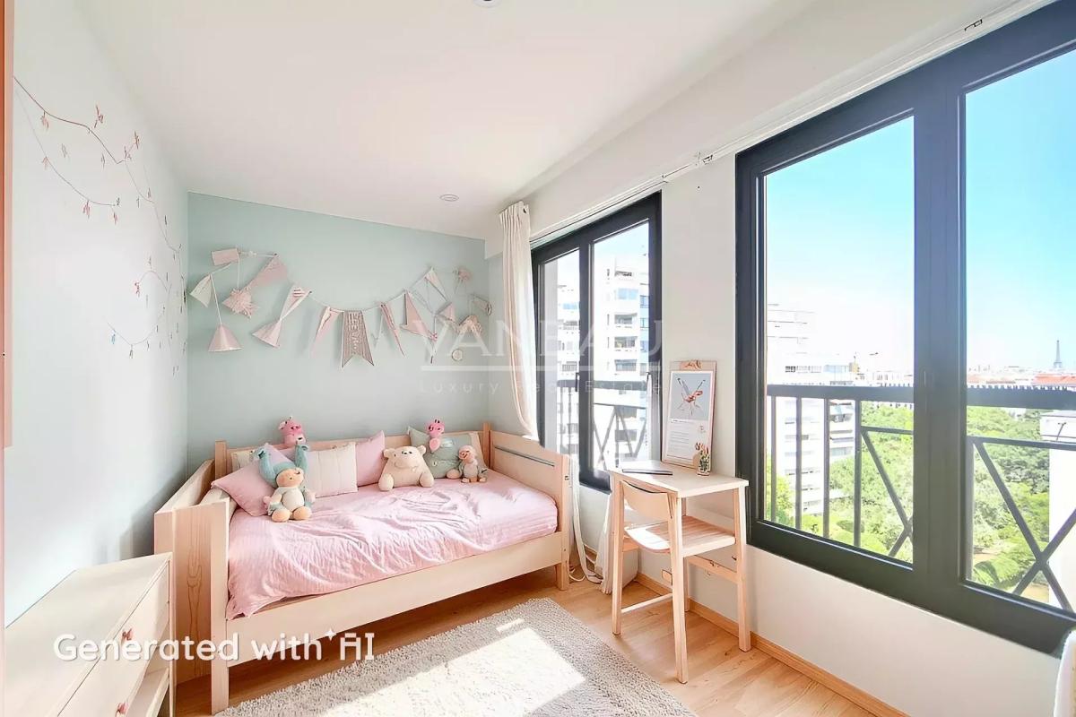 Duplex au dernier étage avec terrasses