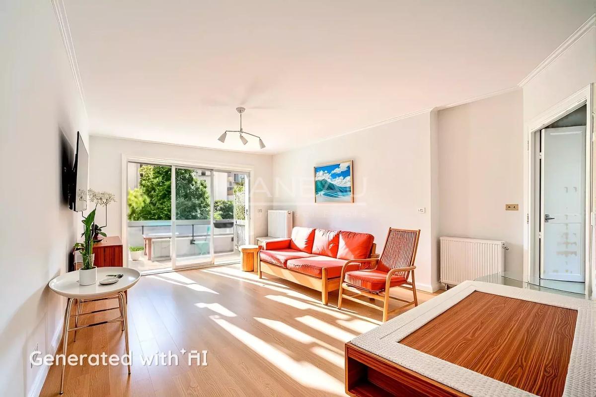 Convention Alleray - Studio avec balcon sur verdure
