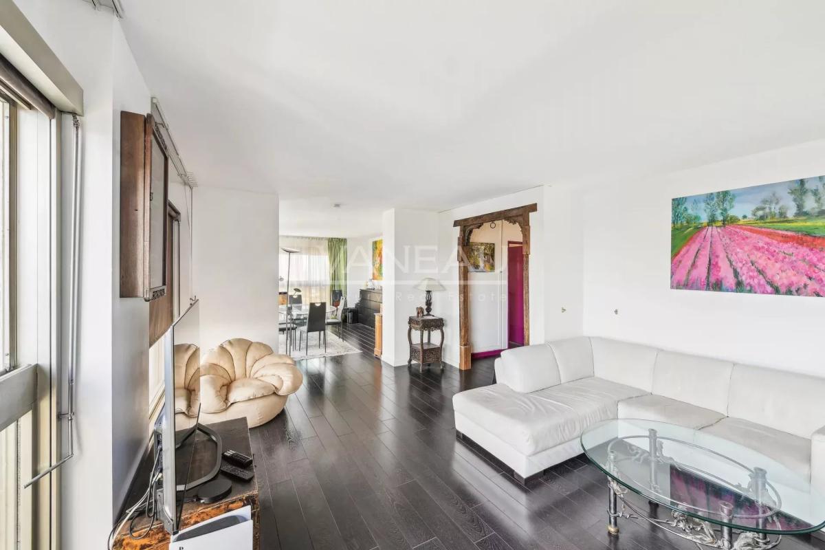 Paris XVe Vue Seine. Mirabeau - Javel -