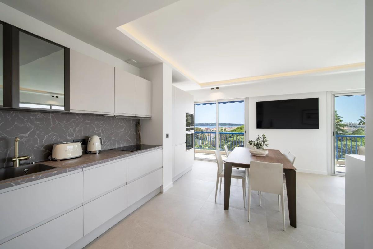 Cannes Basse Californie appartement à vendre 4 pièces vue mer