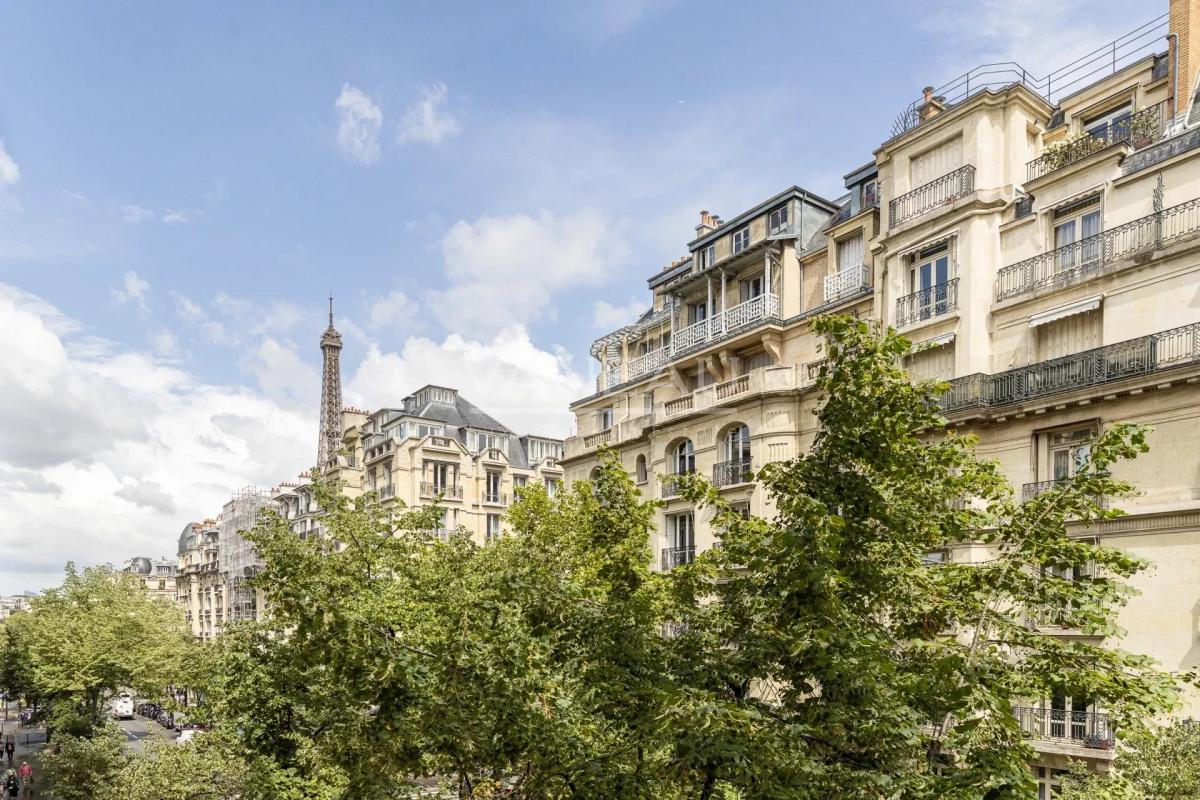 Paris 15ème Suffren 3 pièces meublé -