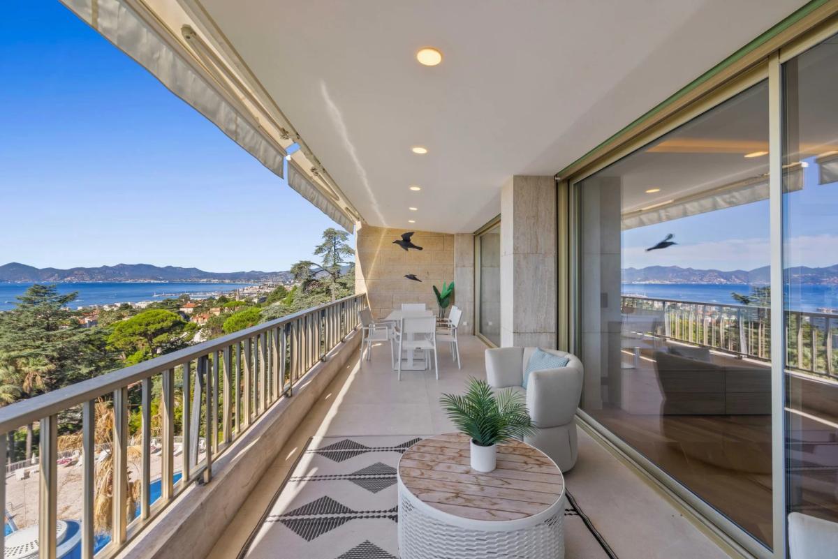 Cannes Californie, Magnifique 4p rénové avec vue mer panoramique