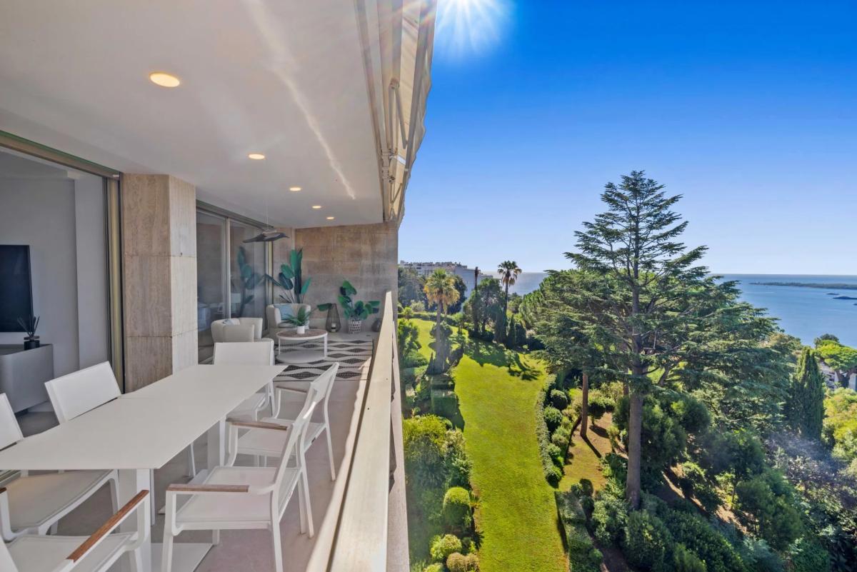 Cannes Californie, Magnifique 4p rénové avec vue mer panoramique