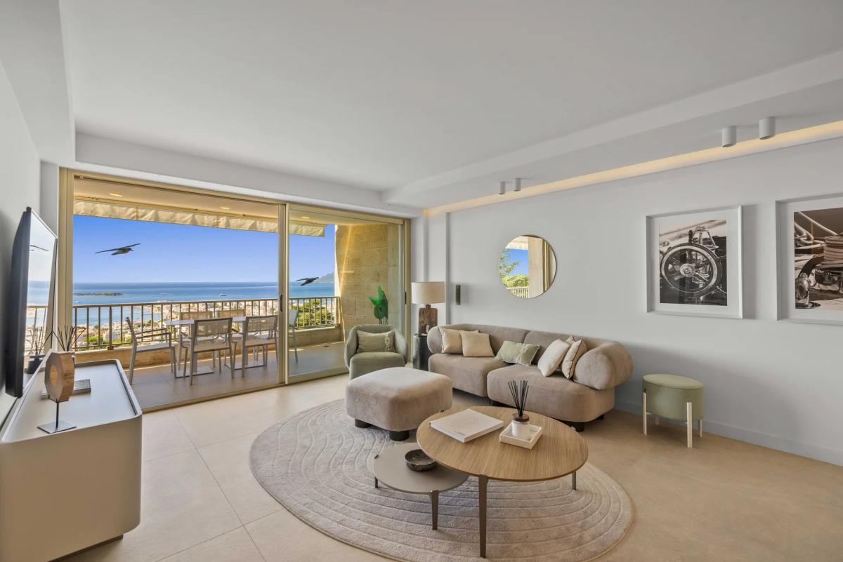 Cannes Californie, Magnifique 4p rénové avec vue mer panoramique