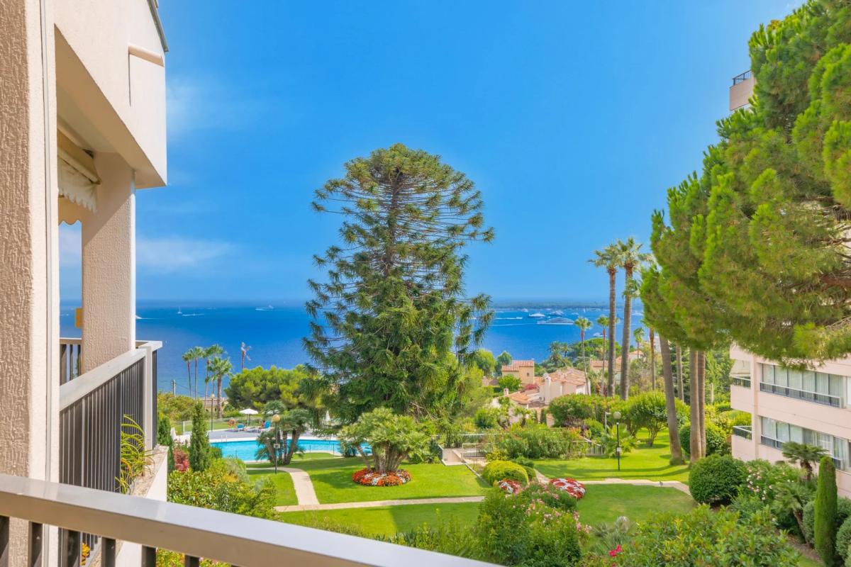 Cannes Californie - Appartement 3 pièces vue mer Rénové à vendre