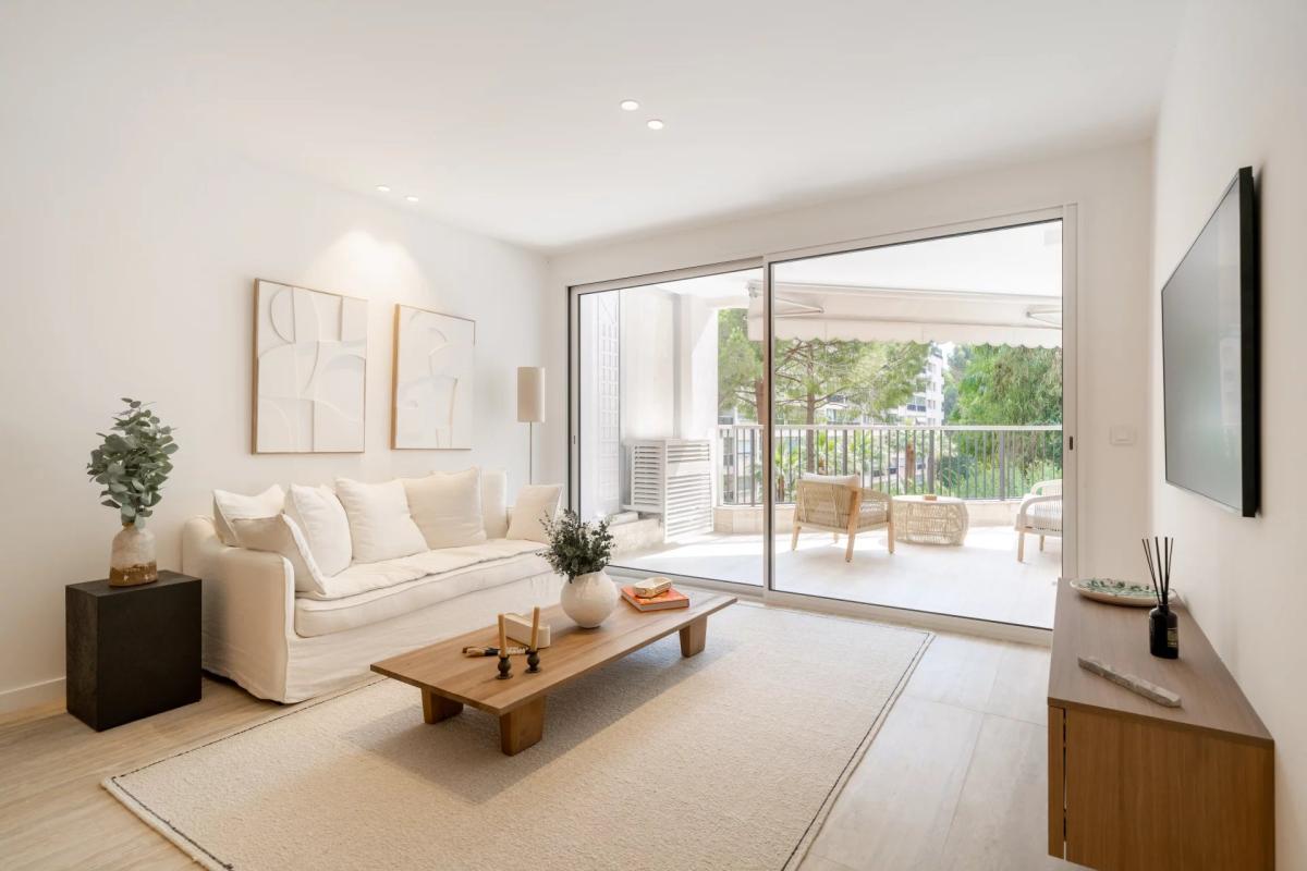 Cannes Californie - Appartement 3 pièces vue mer Rénové à vendre