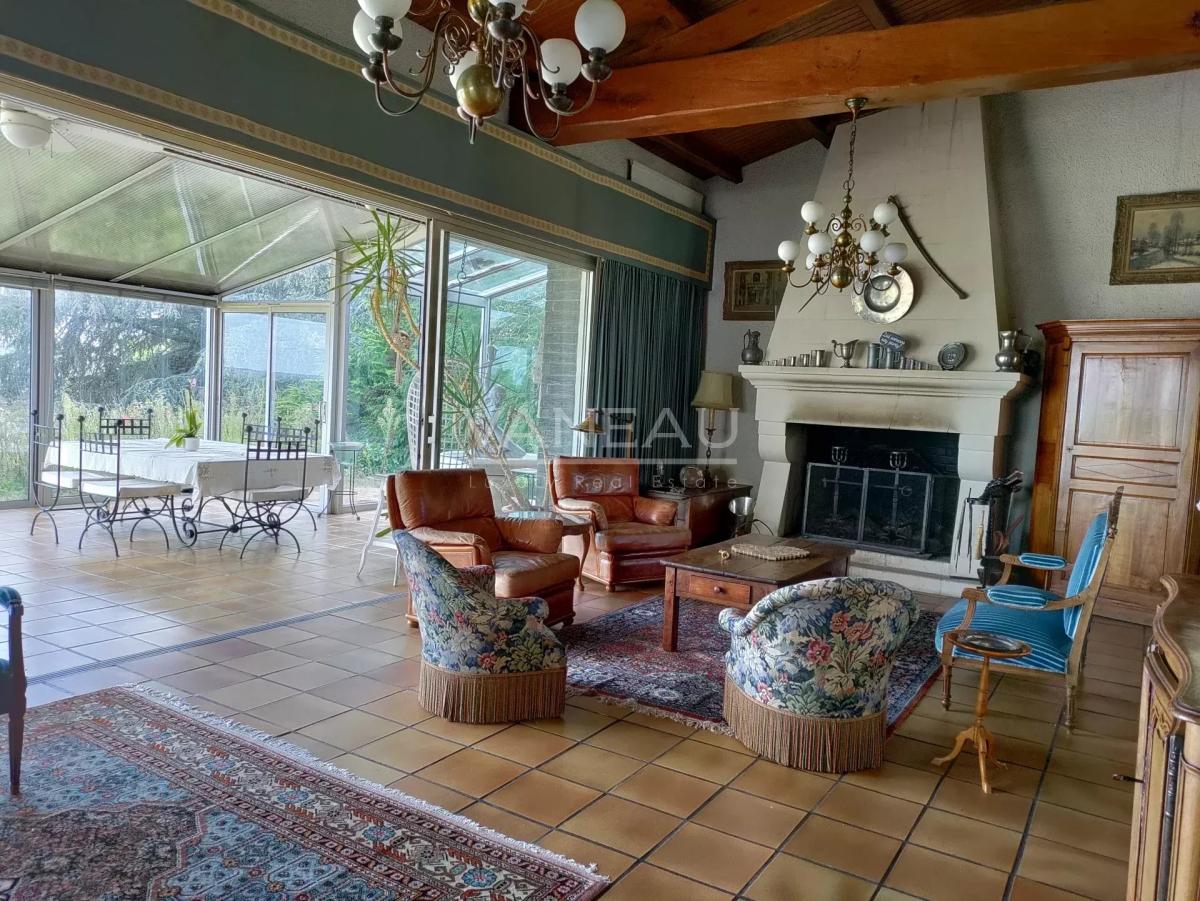 Sur la plaine d'Oudon - Maison d'architecte avec piscine et terr