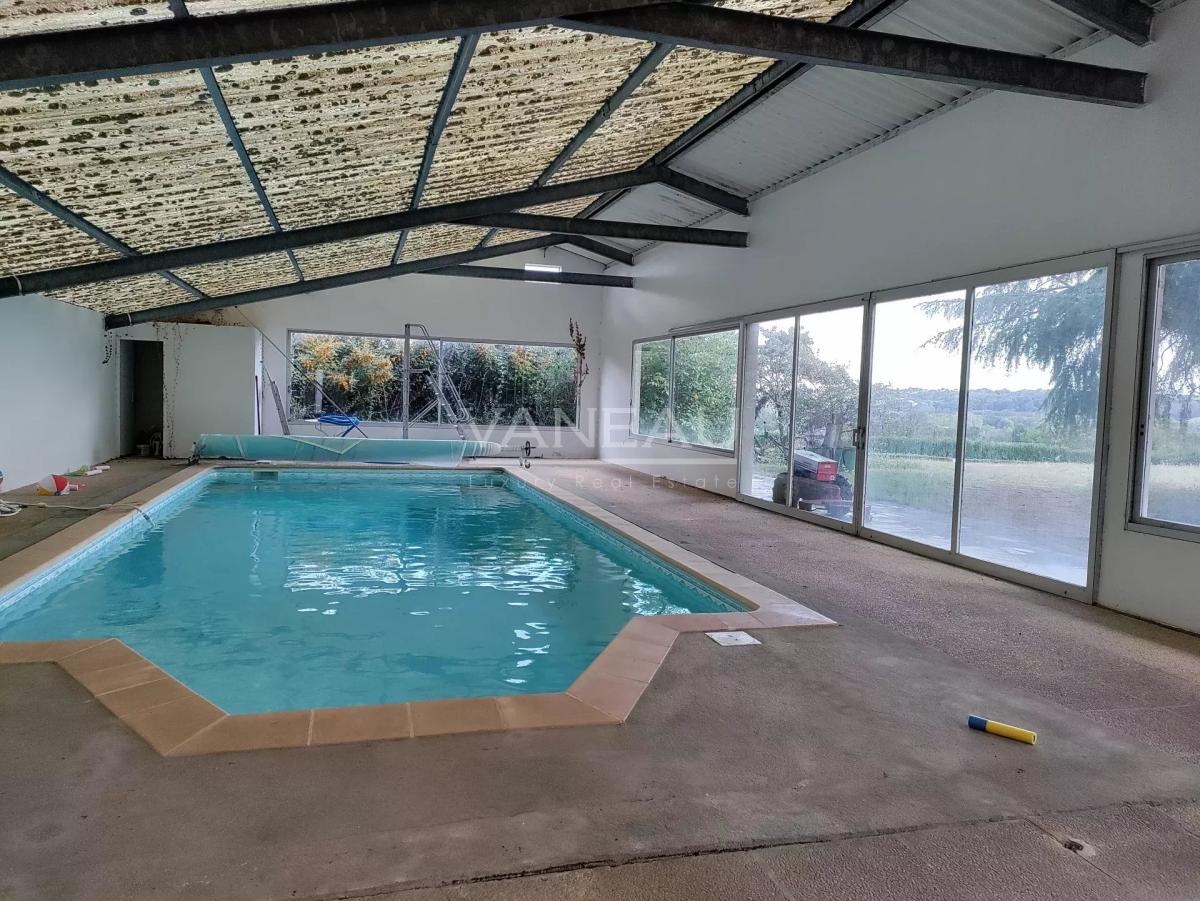 Sur la plaine d'Oudon - Maison d'architecte avec piscine et terr