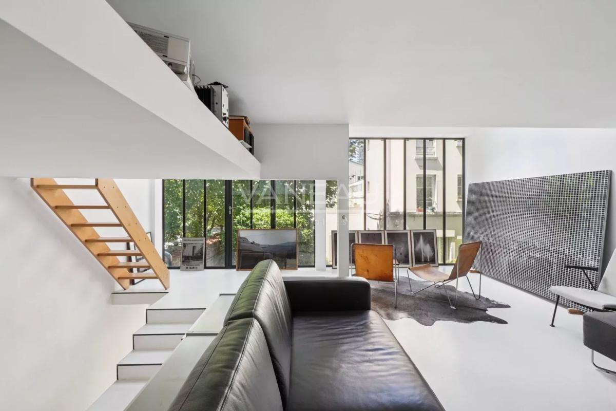 Paris XIII - Gobelins - Maison d'architecte– 92 m² Carrez – 122 