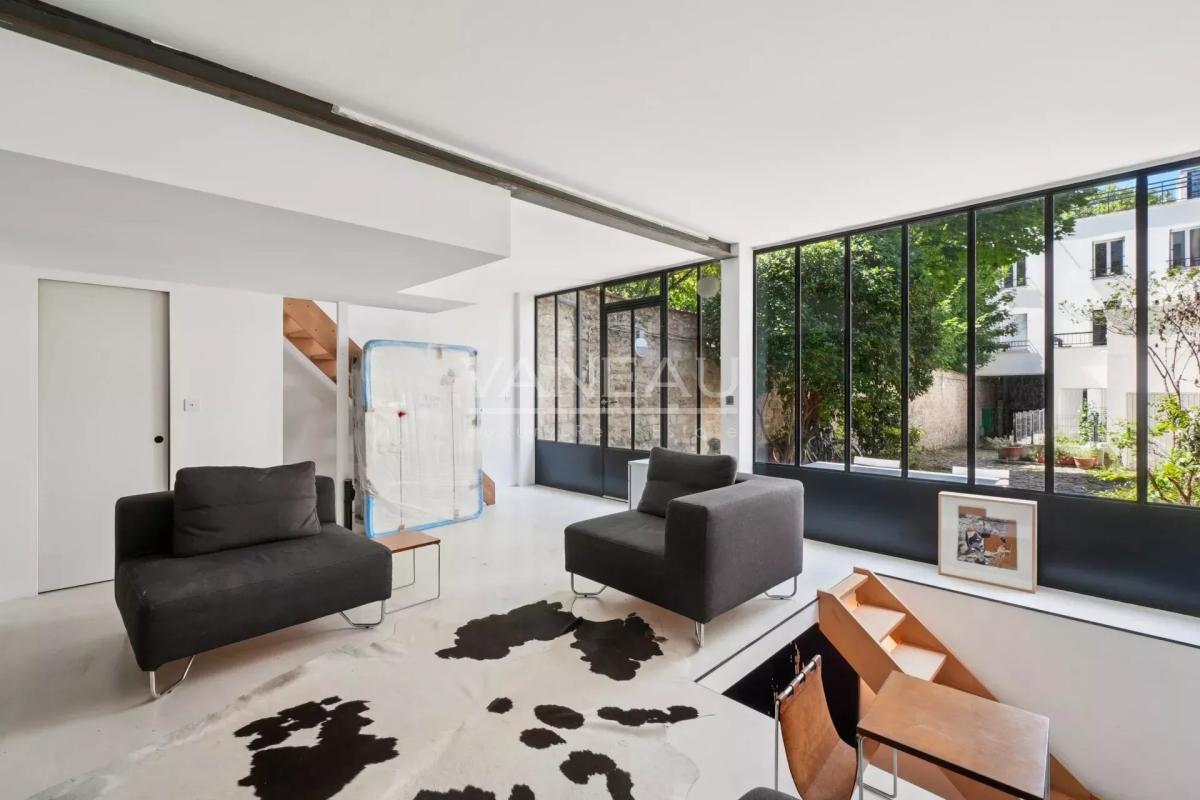 Paris XIII - Gobelins - Maison d'architecte– 92 m² Carrez – 122 