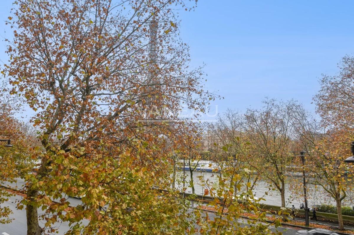 XVIe – Vue Tour Eiffel & Seine – Trocadéro – Passy