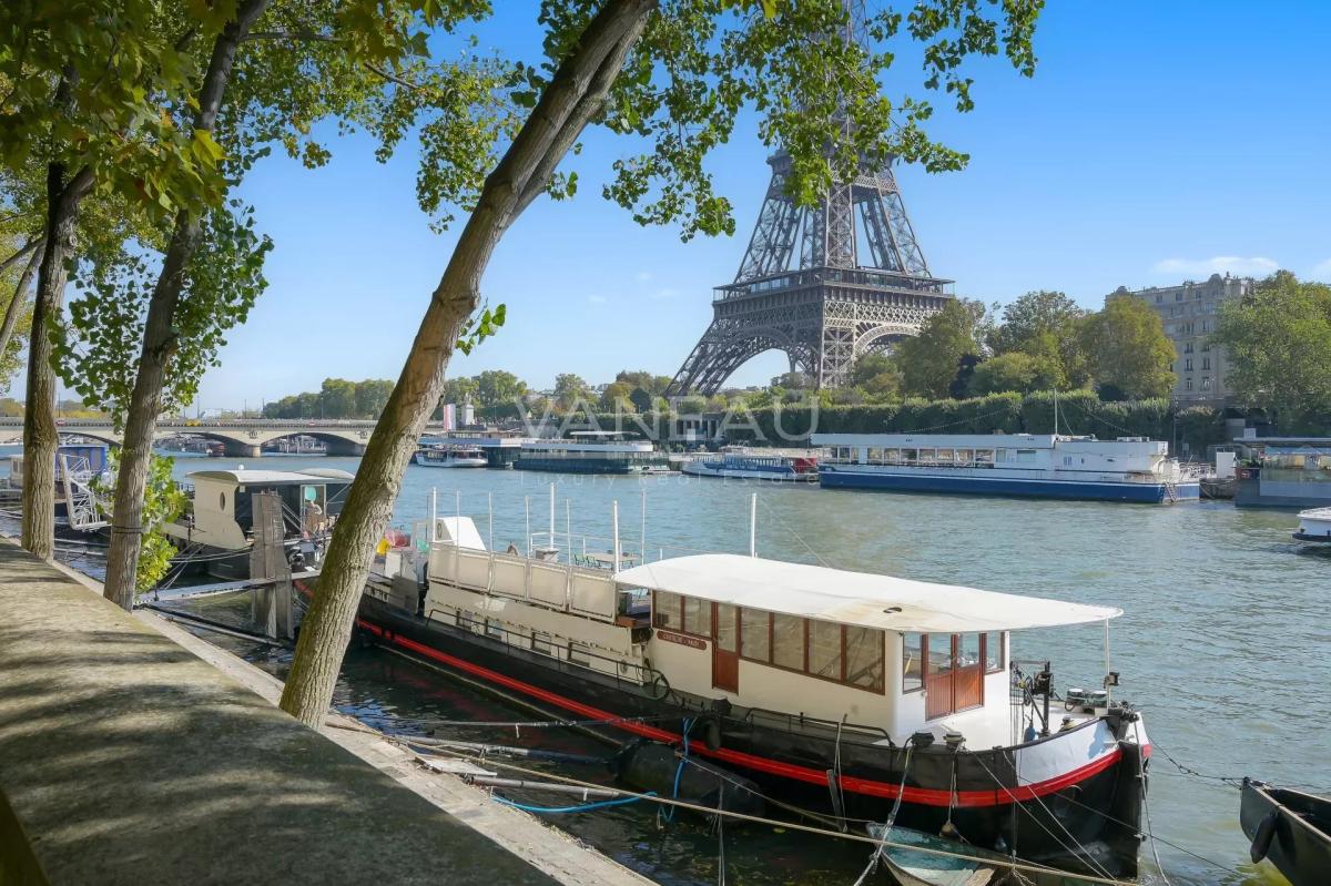 XVIe – Vue Tour Eiffel & Seine – Trocadéro – Passy