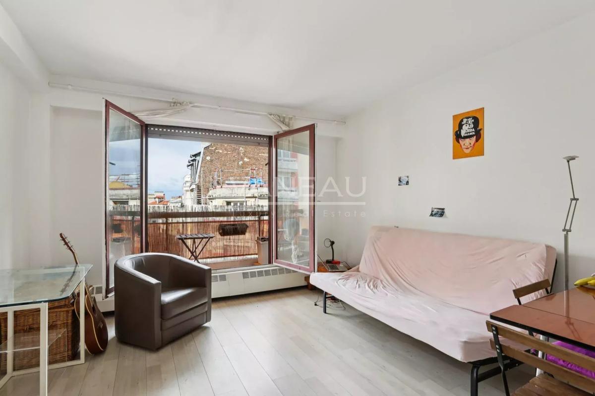 Paris XIXe - Rue de Romainville - Studio vendu loué -