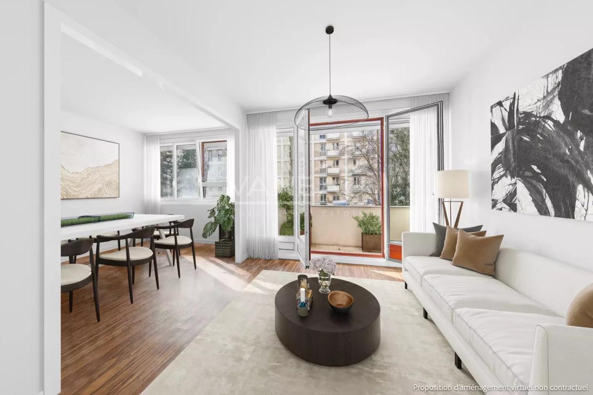 Paris XVe - Appartement quatre pièces avec loggia