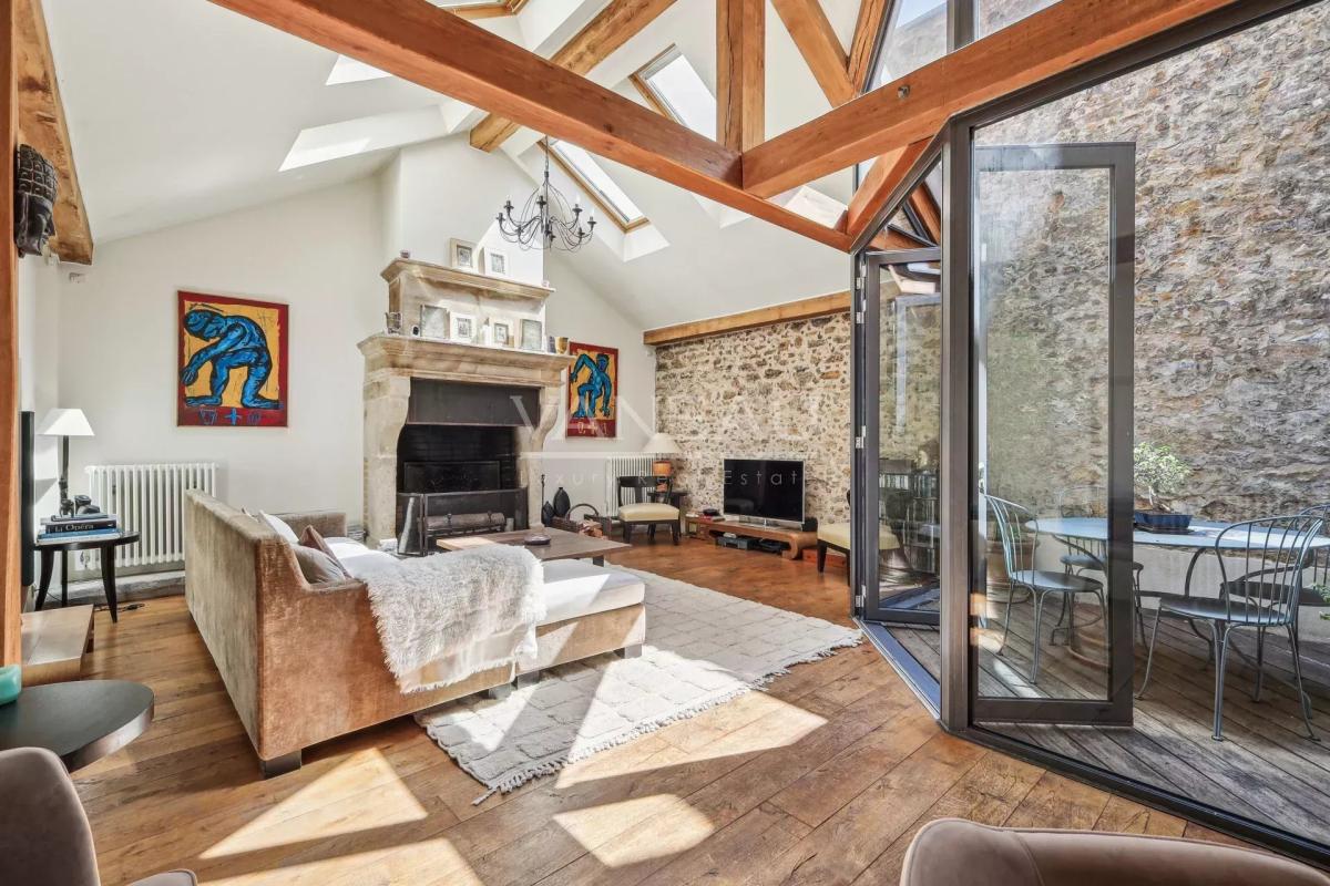 Quatre chambres et une grande pièce de vie