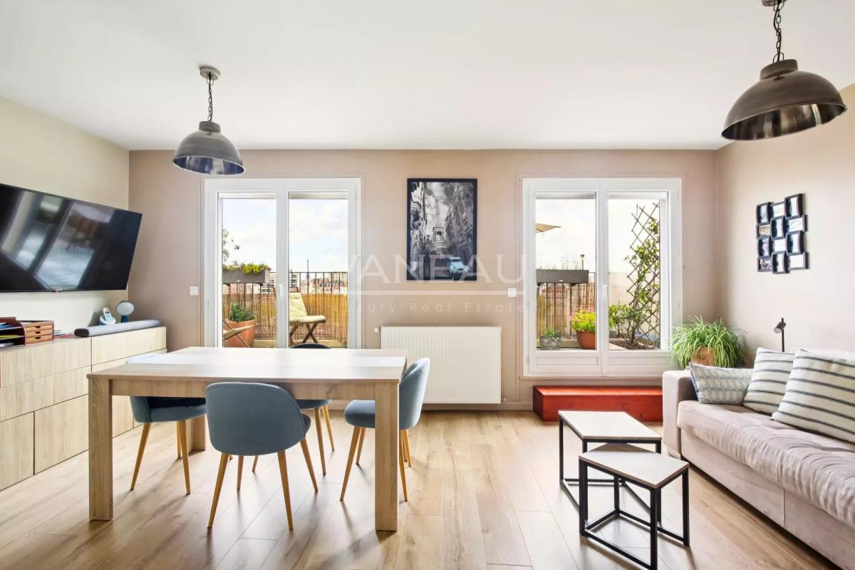 Boulogne, Les Passages : 3 pièces en dernier étage avec terrasse