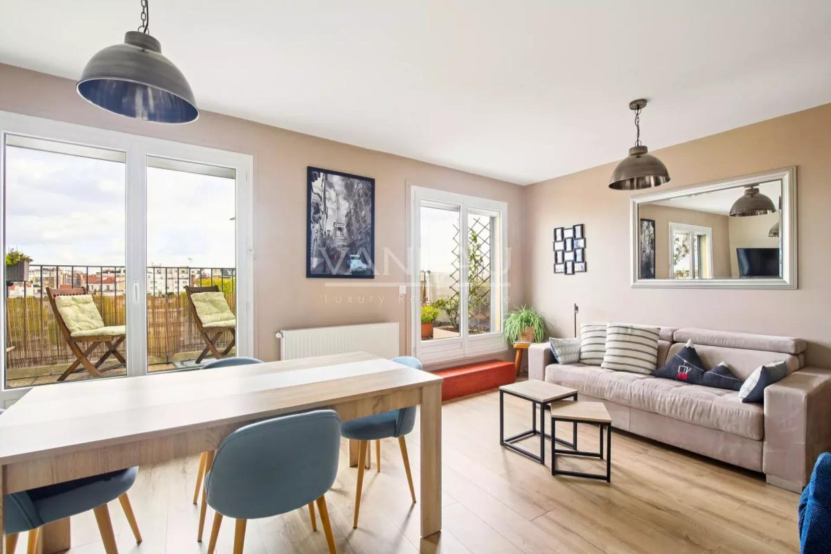 Boulogne, Les Passages : 2 pièces en dernier étage avec terrasse