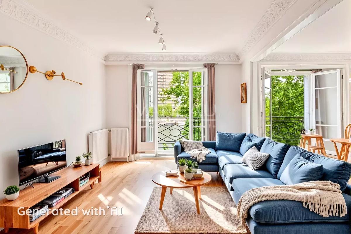 PARIS XVIème - Auteuil  - Vue seine