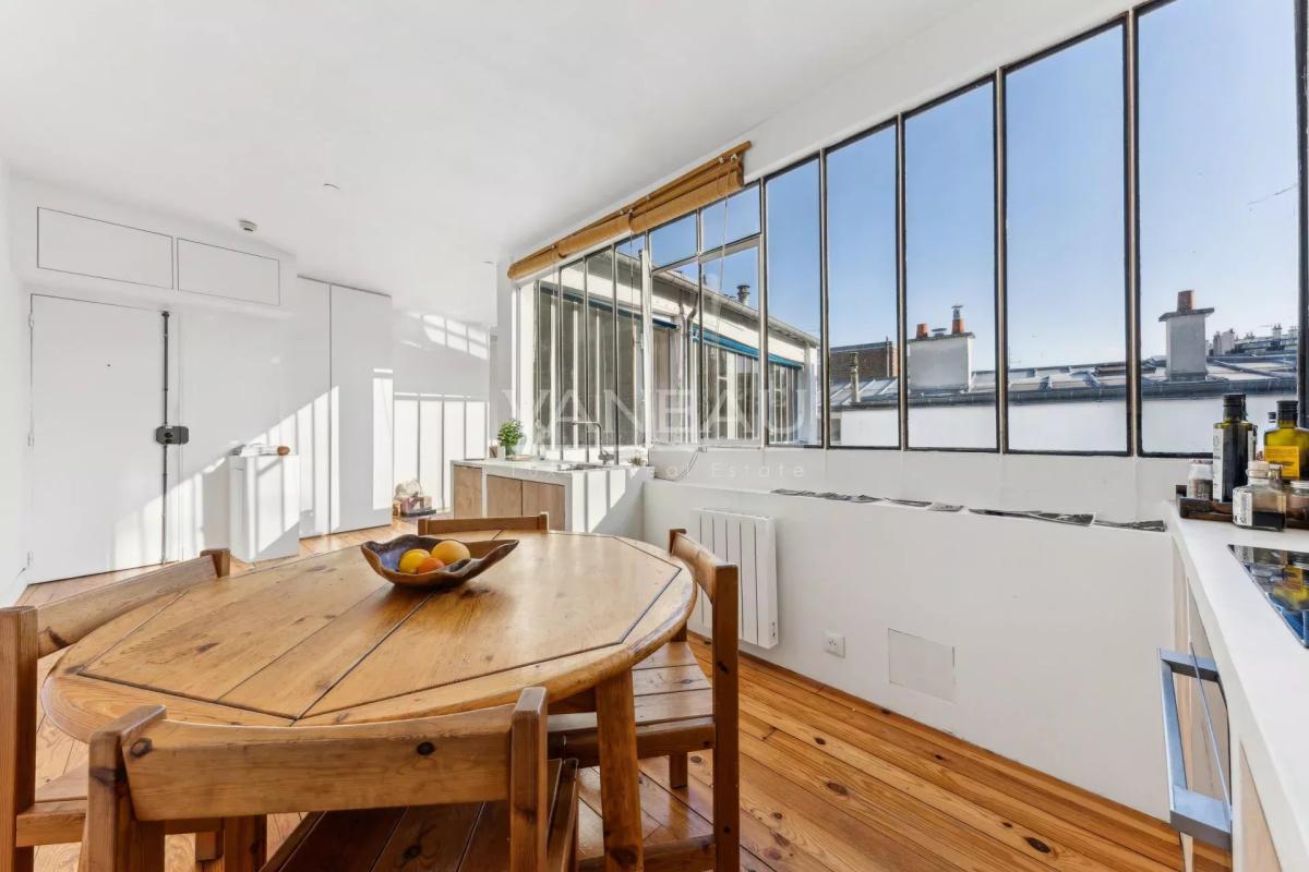 Paris 6 - Atelier d'artiste / 2 chambres / Lieu historique