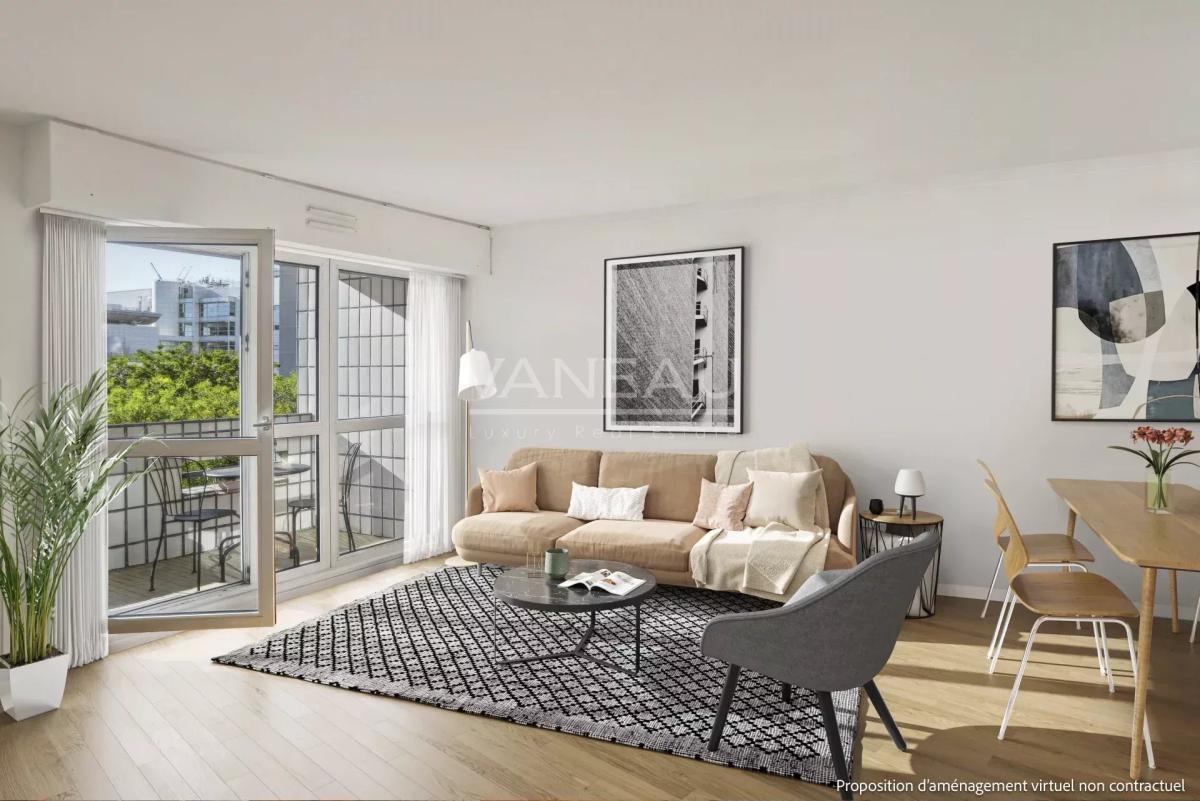 Paris 15e Javel / Mirabeau - 4 pièces avec loggia exposée sud-ou