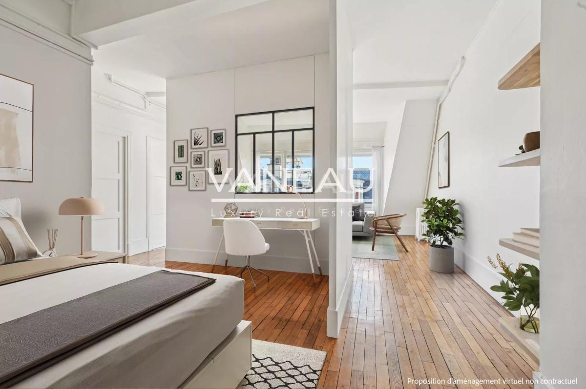 Paris XVe - Sèvres Lecourbe - Appartement lumineux en étage élev