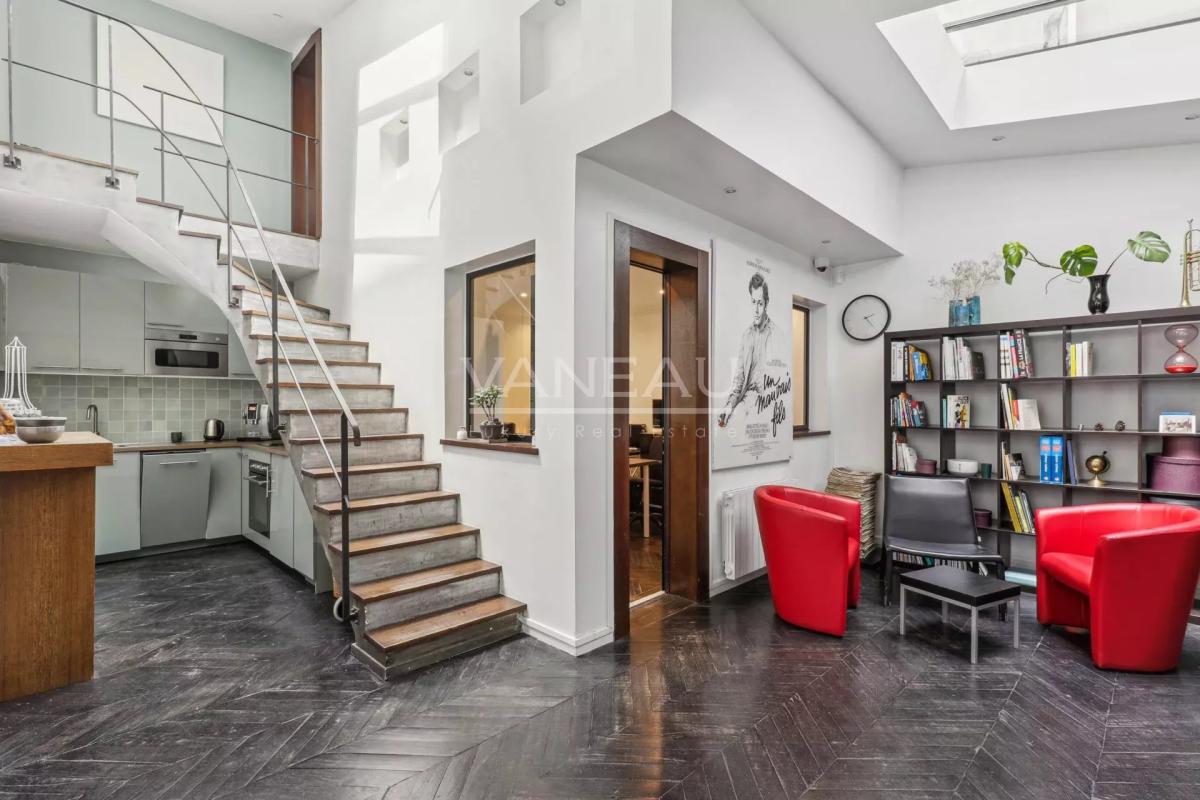 PARIS XVI - Ranelagh La Muette - Maison Loft de 5 pièces avec te