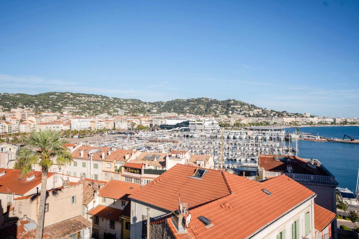 Cannes Plages du Midi - Penthouse 4 pièces vue mer à vendre