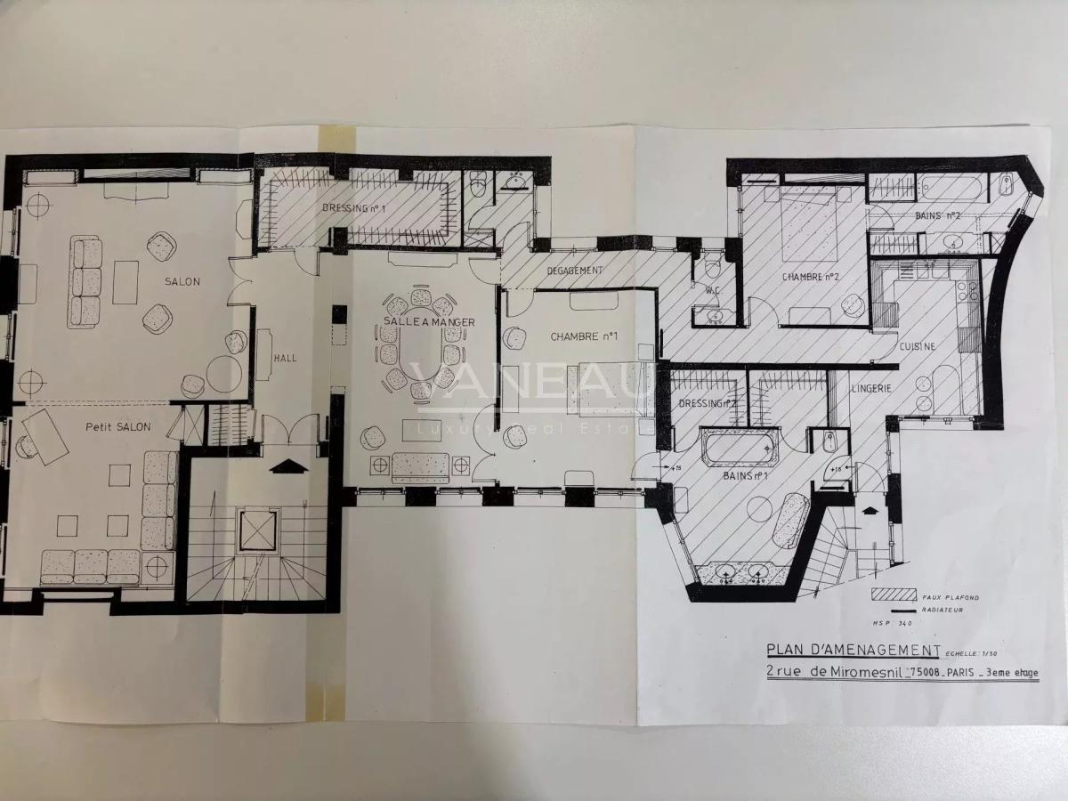 Paris VIII -Appartement familial et de réception