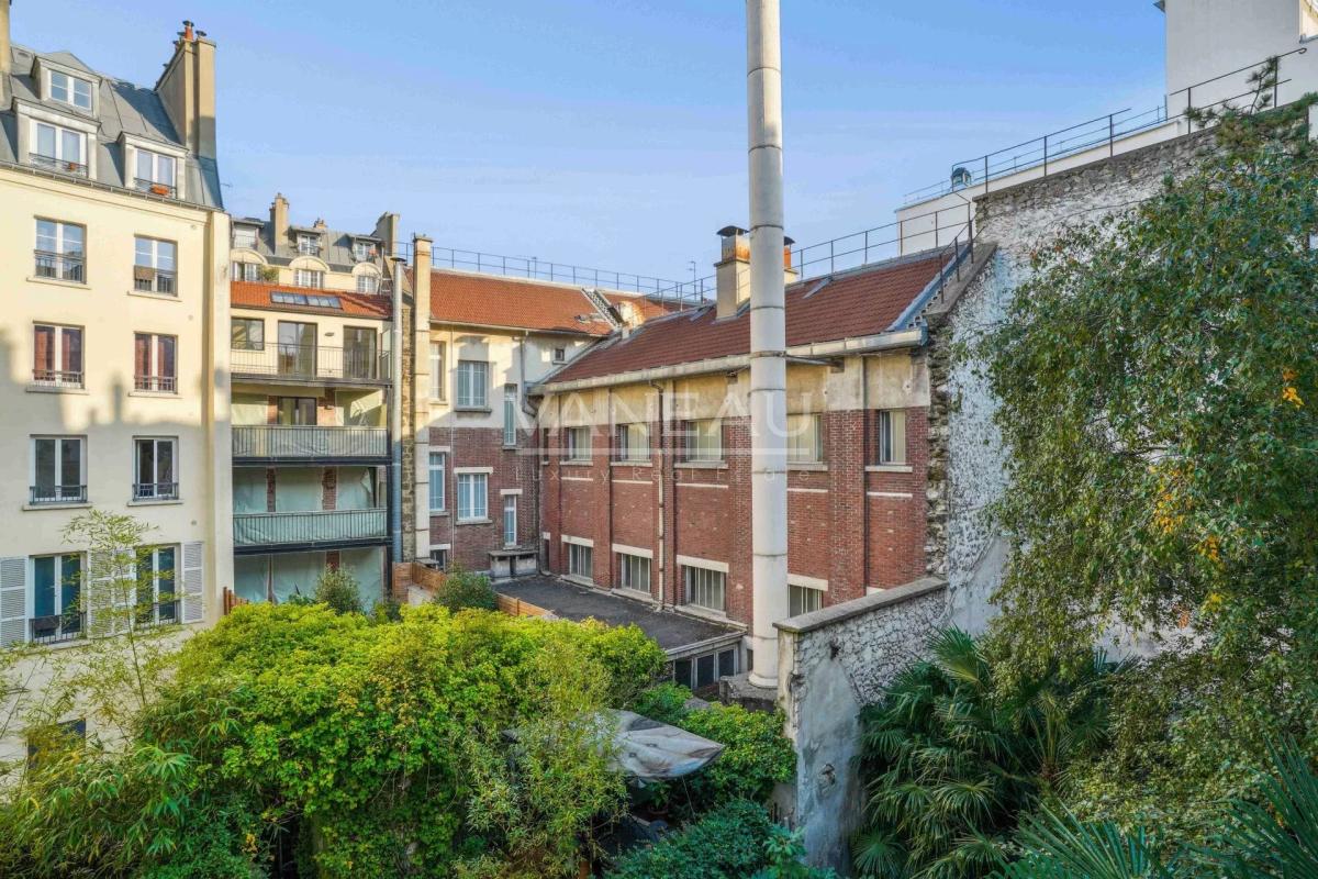 Paris 11ème - Lumineux studio sur jardin sans vis-à-vis