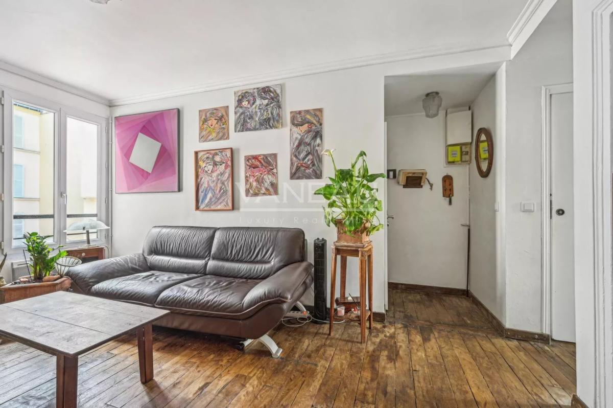 Paris XVe - Appartement 3 pièces - Charme de l'ancien