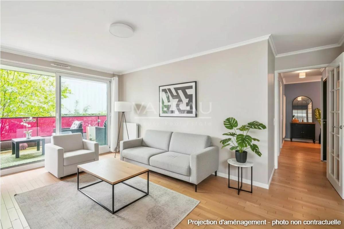 Boulogne Marcel Sembat - Trois pièces immeuble récent avec terra