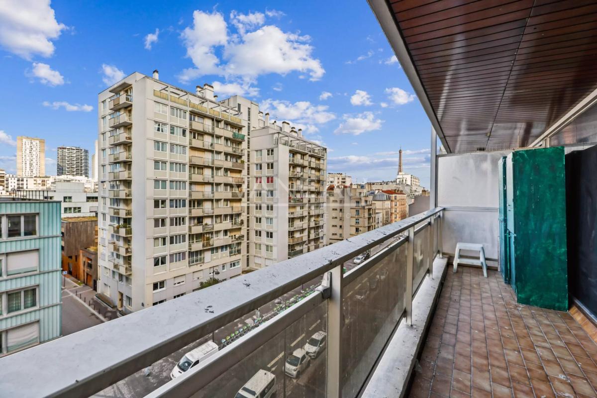 Paris 15ème Félix Faure / Charles Michels - 4 pièces traversant 