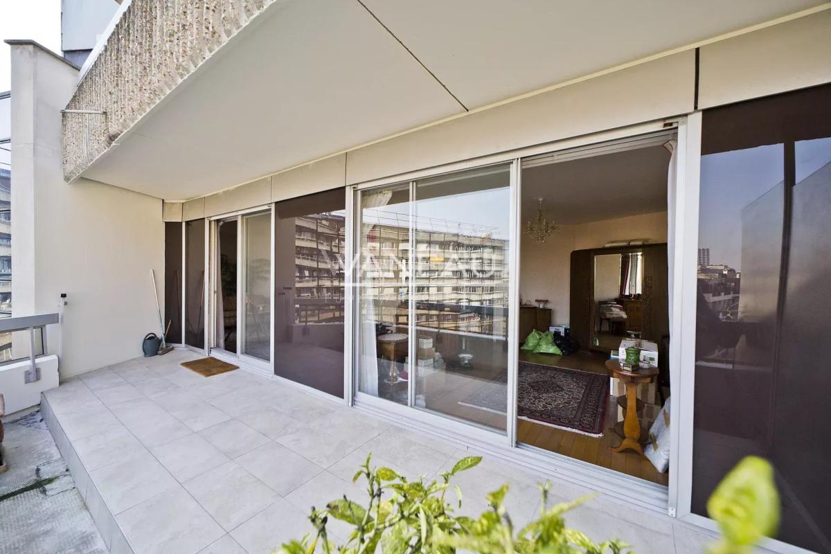 Convention/Alleray - 3 pièces avec terrasse sur verdure