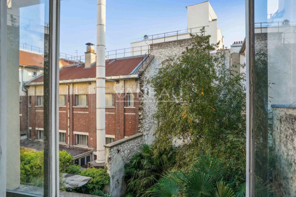 Paris 11ème - Lumineux studio sur jardin sans vis-à-vis