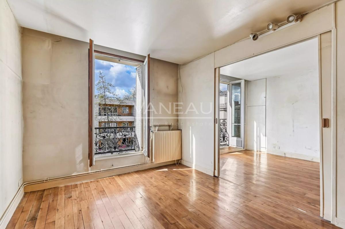 Levallois - Charme de l'ancien - 1 ou 2 chambres avec balcon