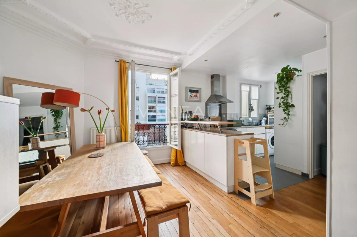 Paris XVe - Convention : Charmant appartement quatre pièces