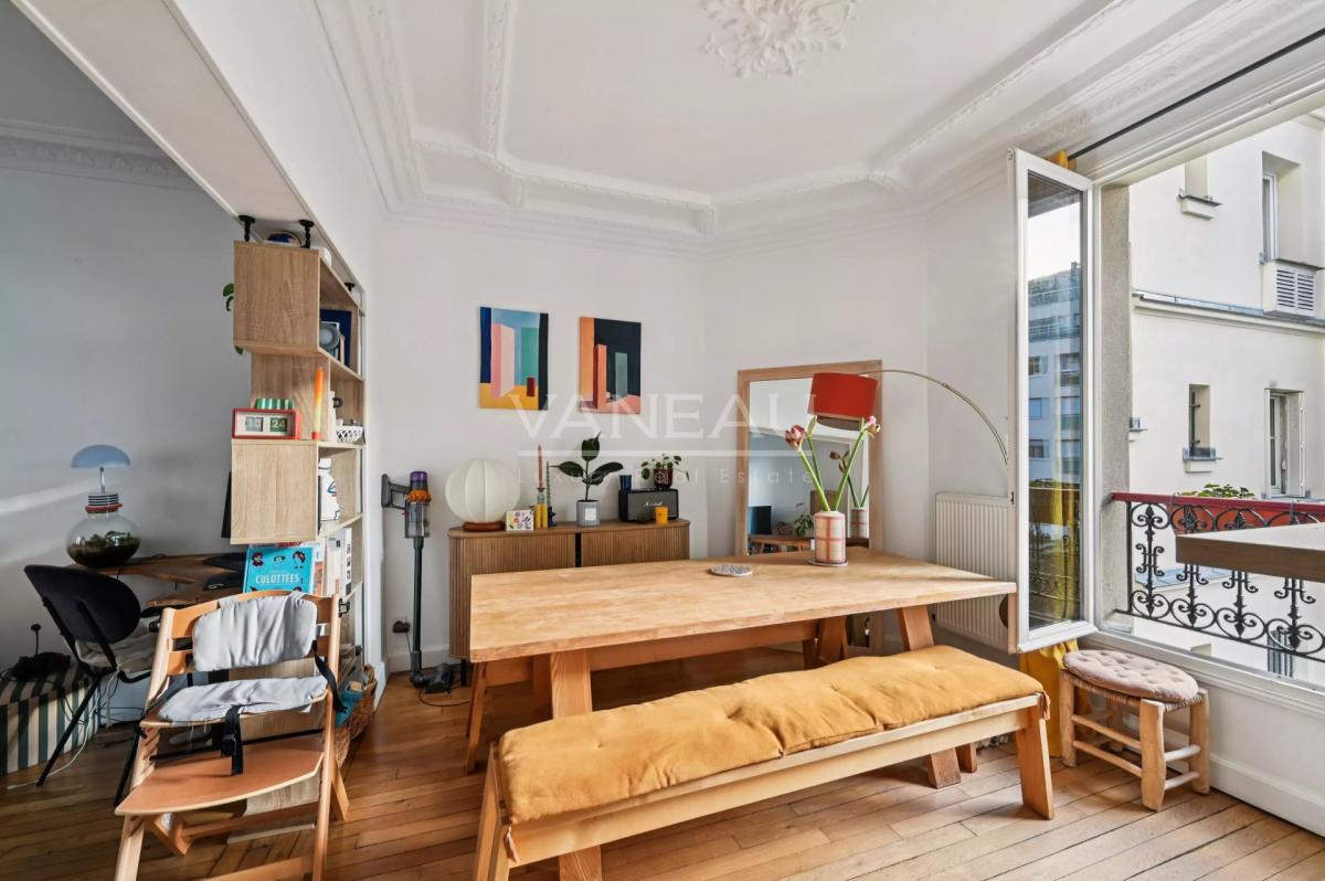 Paris XVe - Convention : Charmant appartement quatre pièces