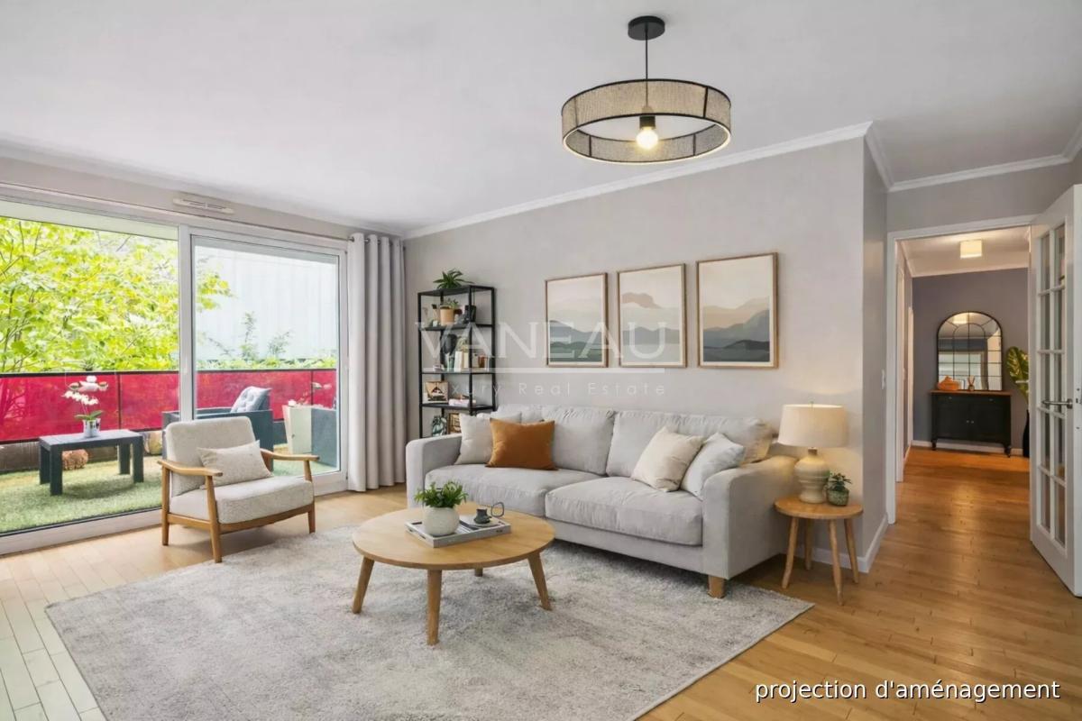 Boulogne Marcel Sembat - Trois pièces immeuble récent avec terra