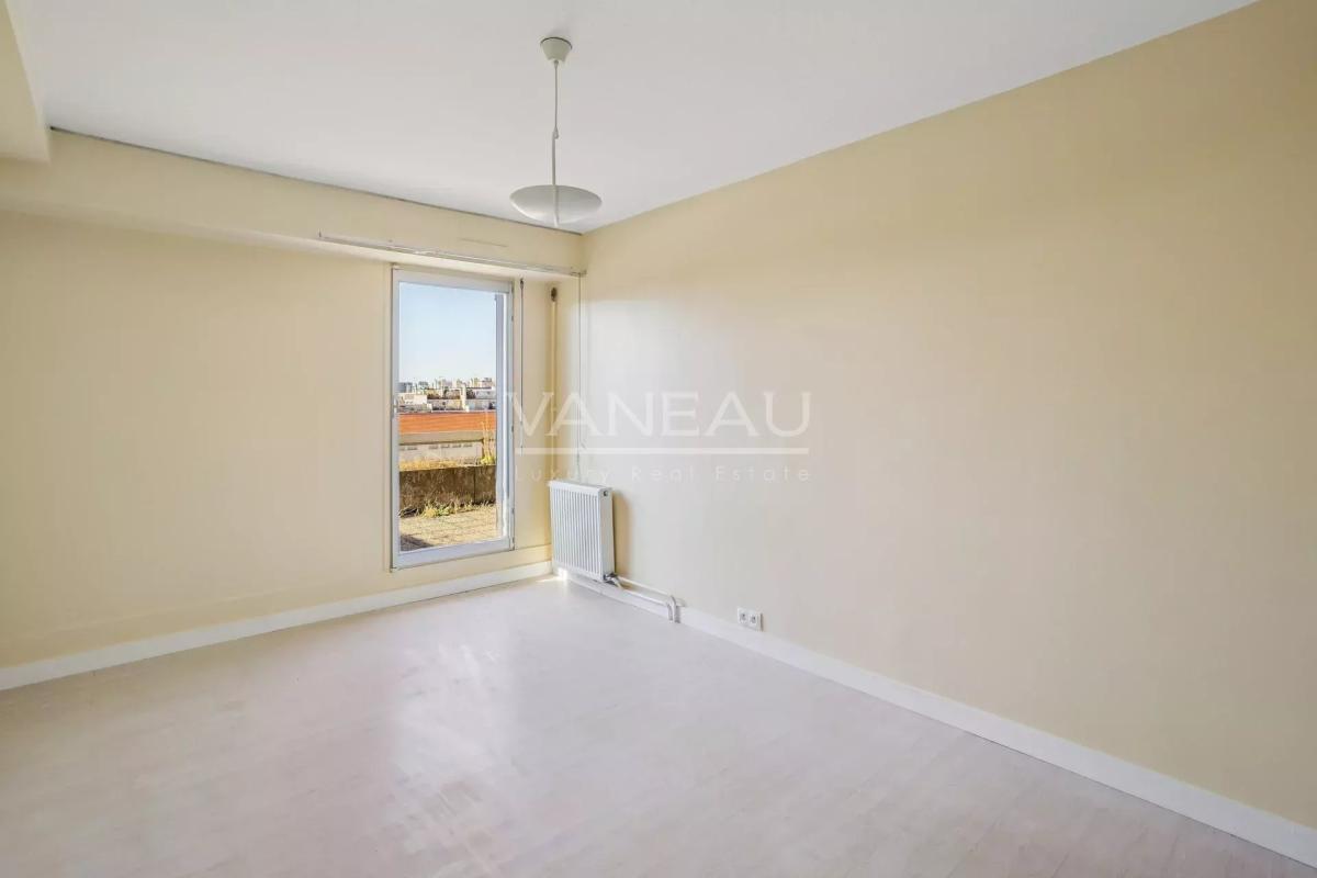 Paris 15ème 3 pièces avec terrasse sans vis-à-vis