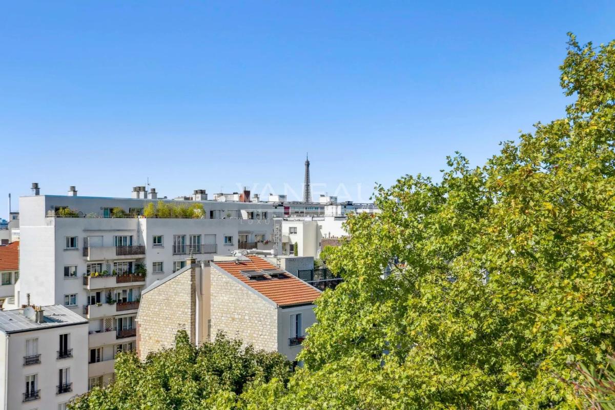 Paris 15ème 3 pièces avec terrasse sans vis-à-vis