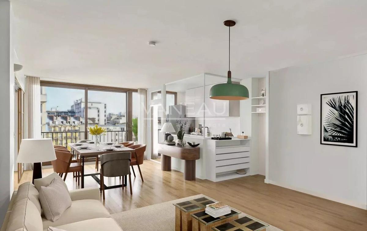 Paris 15ème - 4 pièces étage élevé - Vue dégagée