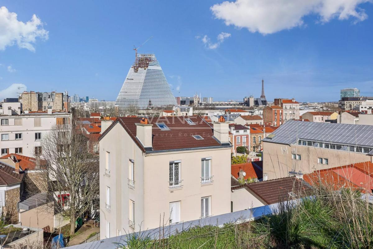 Vanves/Michelet - Appartement cinq pièces,  dernier étage, terra