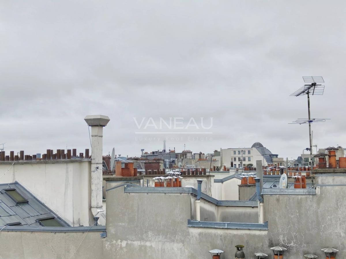 Paris IIe - Montorgueil - Studio dernier étage avec terrasse