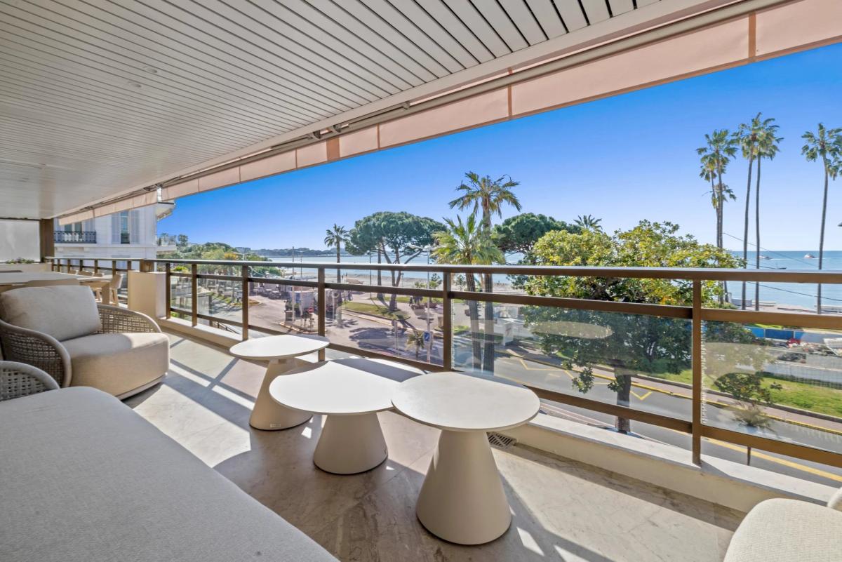 Cannes Croisette Appartement 6 pièces vue mer à vendre