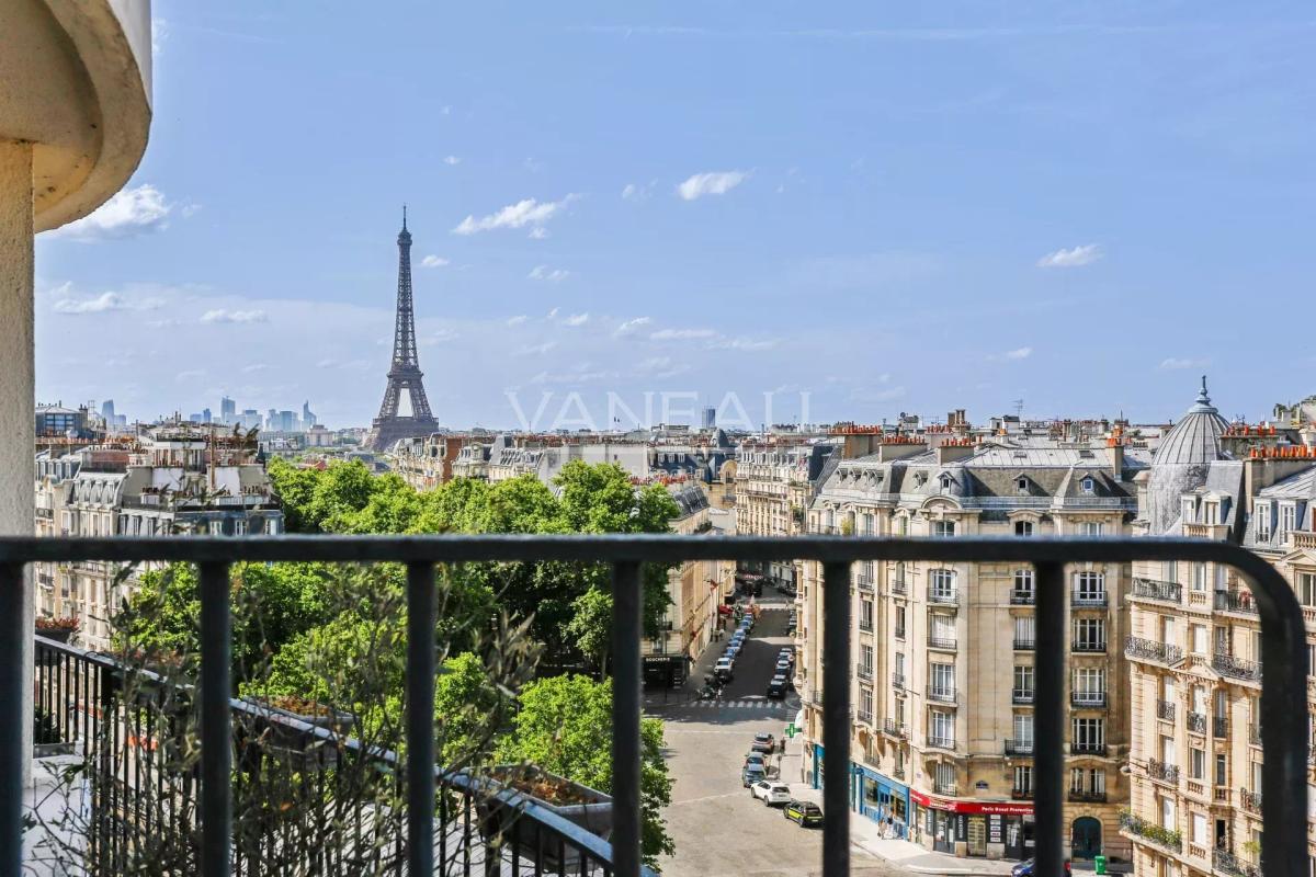 Paris XVe - Sèvres Lecourbe : Appartement dernier étage avec vue