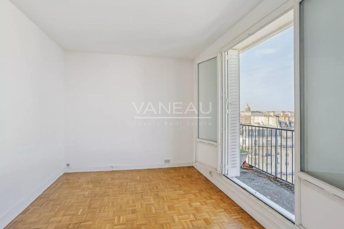 Paris XVe - Sèvres Lecourbe : Appartement dernier étage avec vue