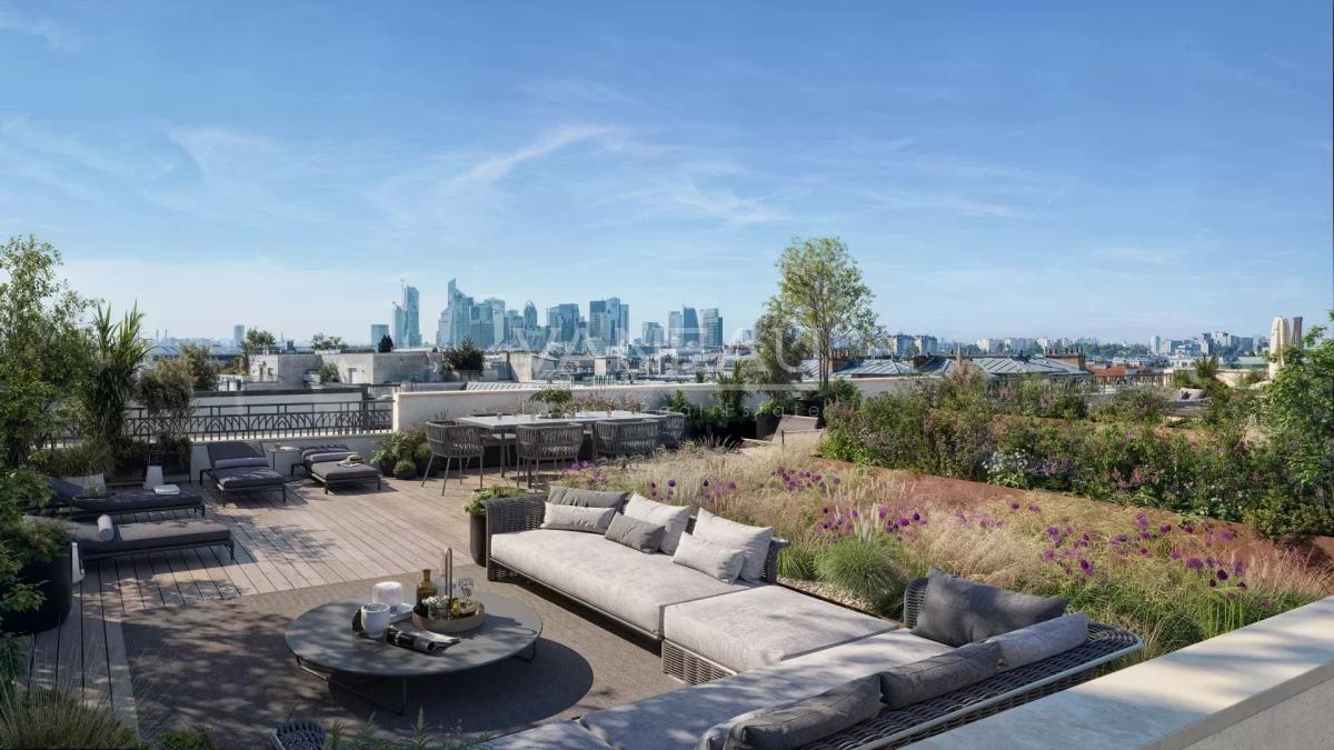 Levallois-Perret - Appartement  en dernier étage avec terrasses