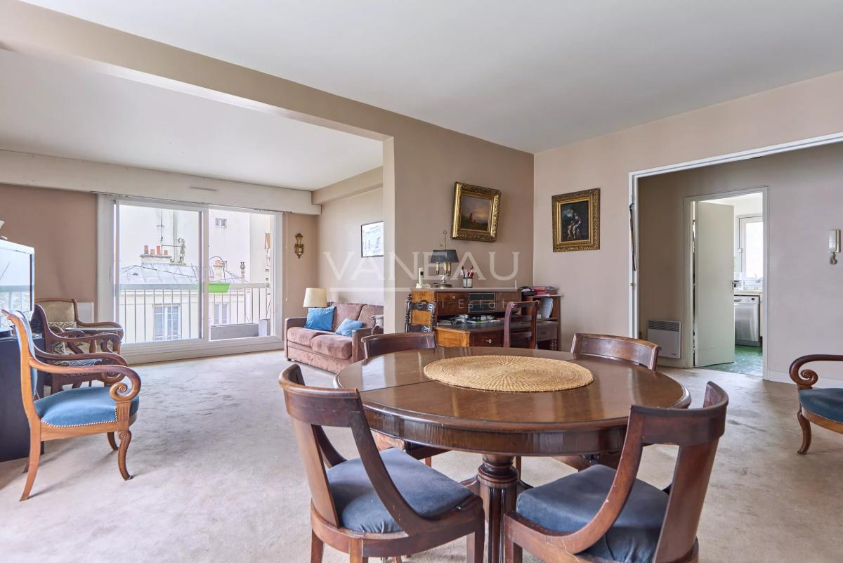 PARIS XVe - Appartement trois pièces très confortable avec balcons - Large parking inclus